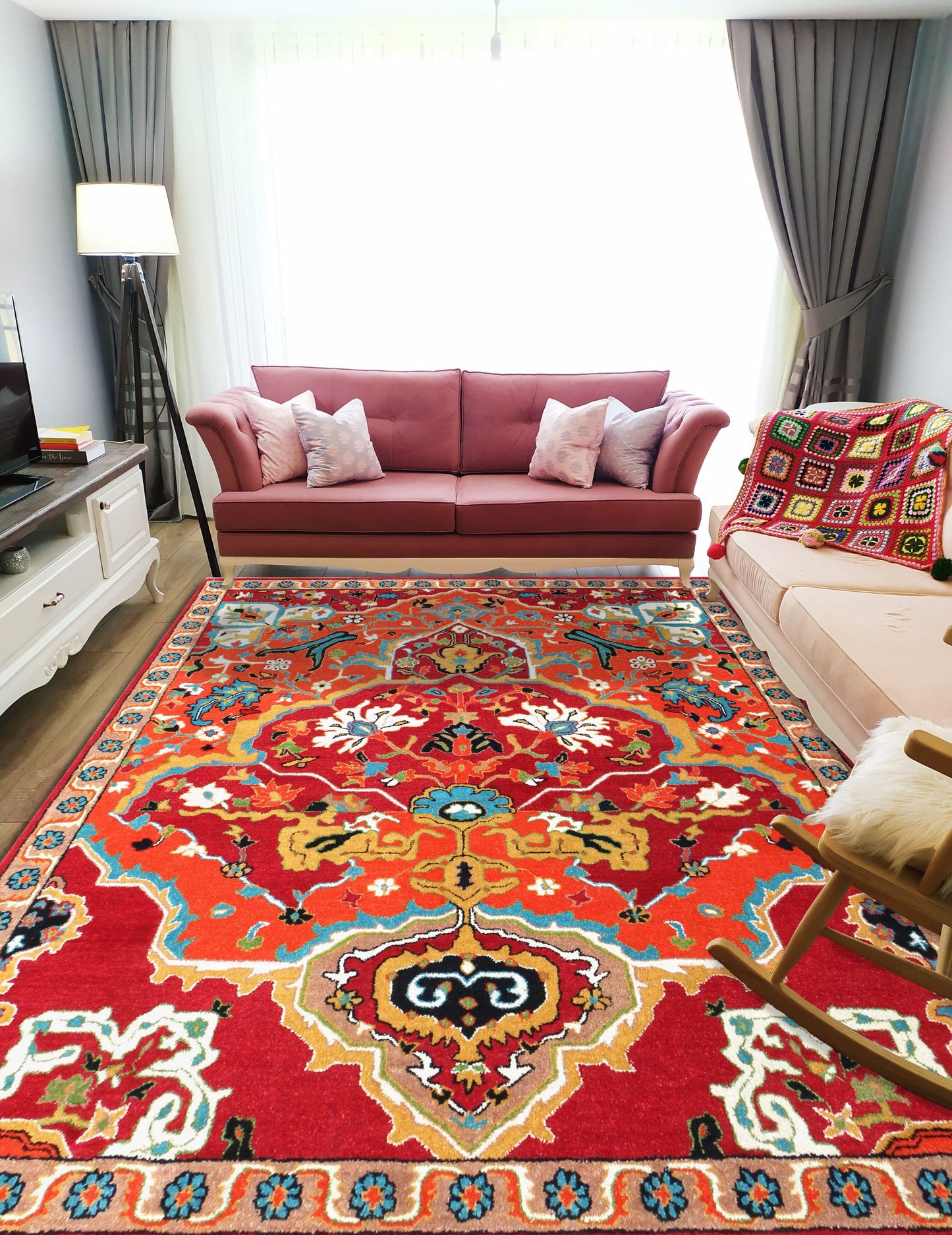 Sultanabad Heriz Red