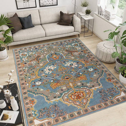 Sultanabad Heriz Blue