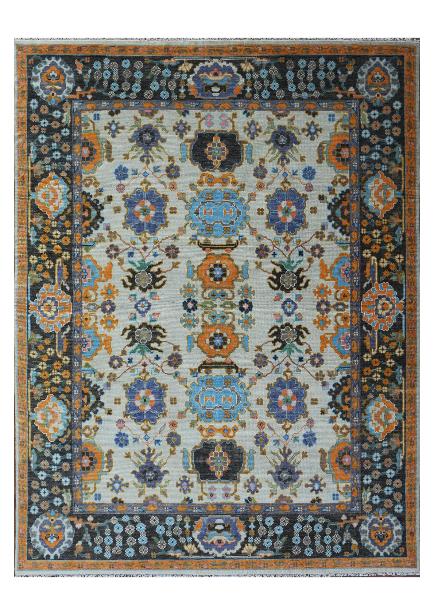 Knotted Area Rug Woolen 4925 (9x12) Tarkey