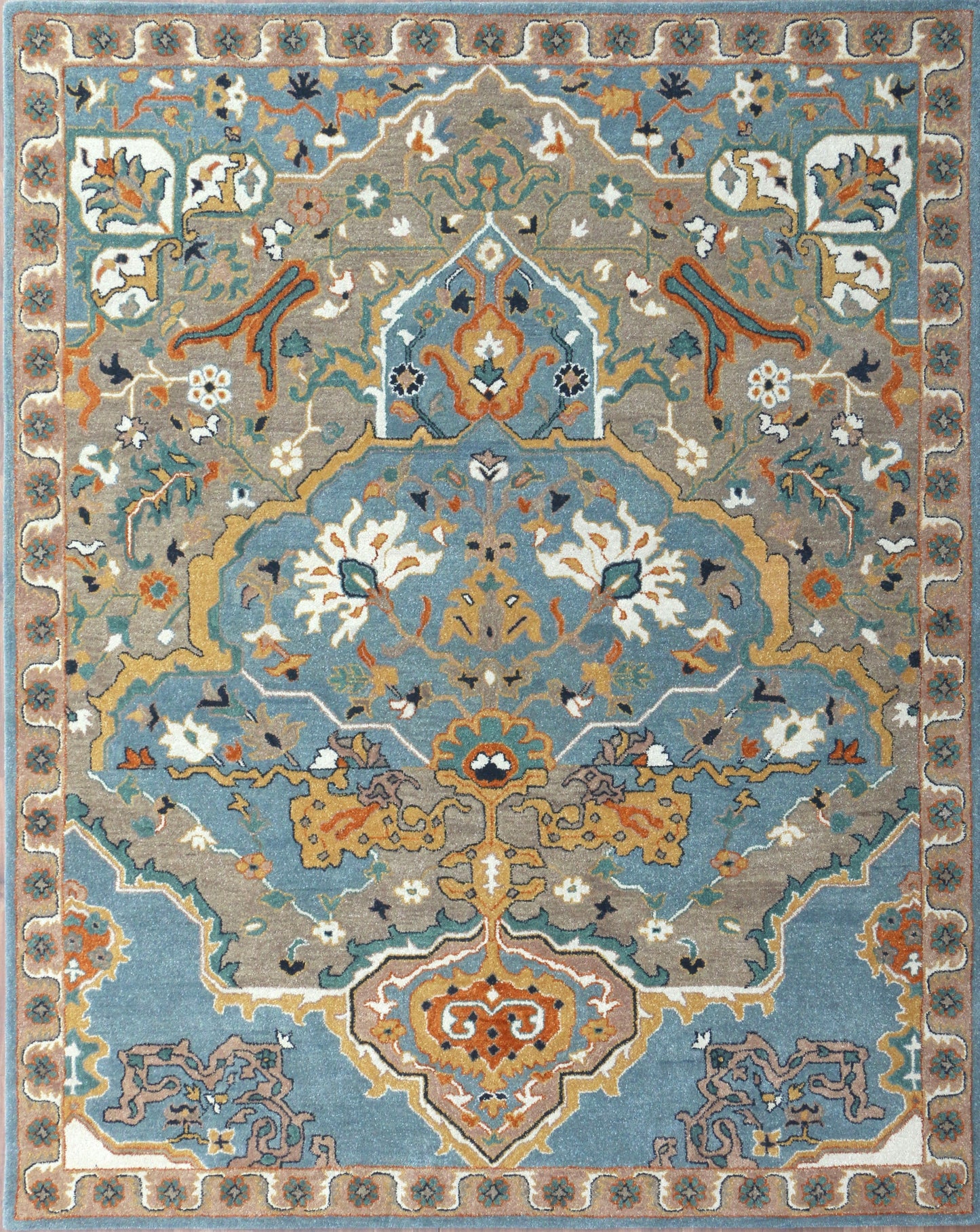 Sultanabad Heriz Blue