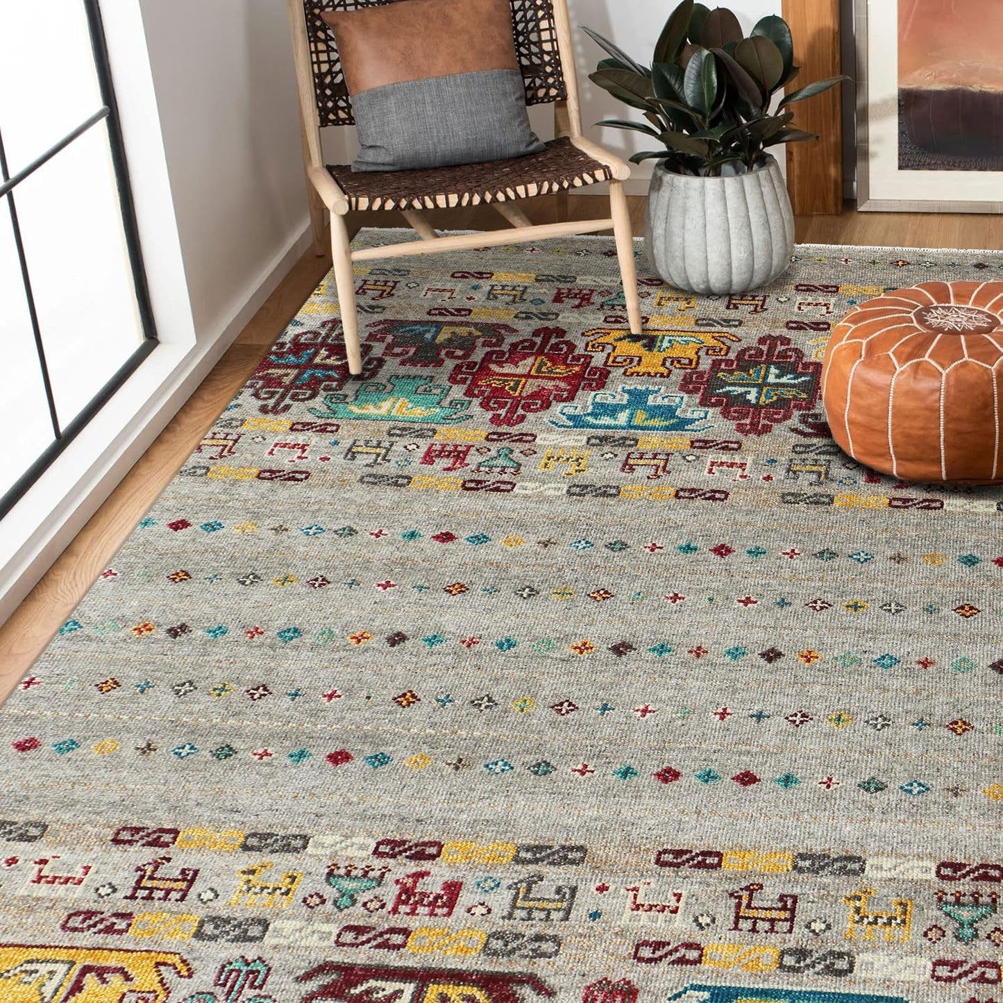 New Rug Woolen Hand-Knotted 4930 (9x12) 3-20