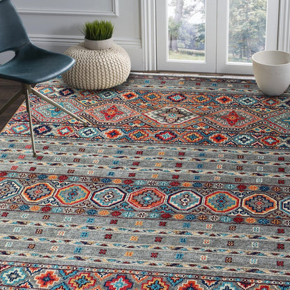 Woolen Area Rug Hand-Knotted 4931 (9x12) 3-20 Normal