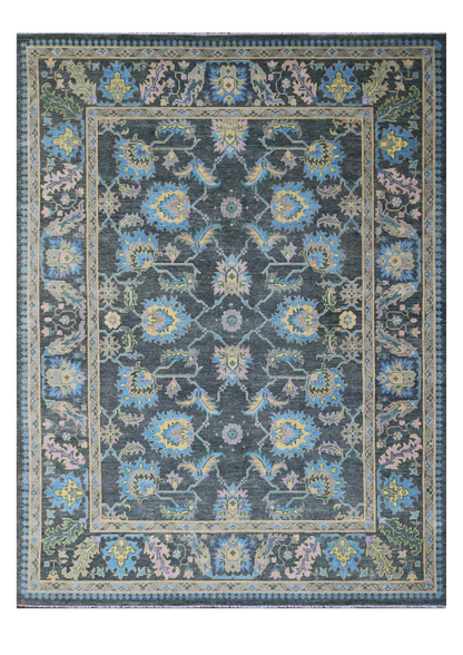 Hand-Knotted Area Rug Woolen 4928 (9x12) Tarkeys