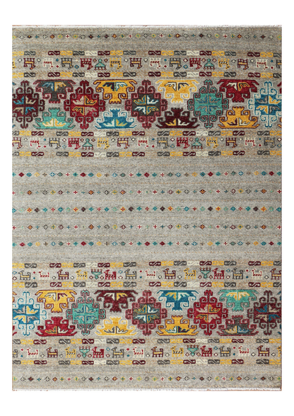 New Rug Woolen Hand-Knotted 4930 (9x12) 3-20