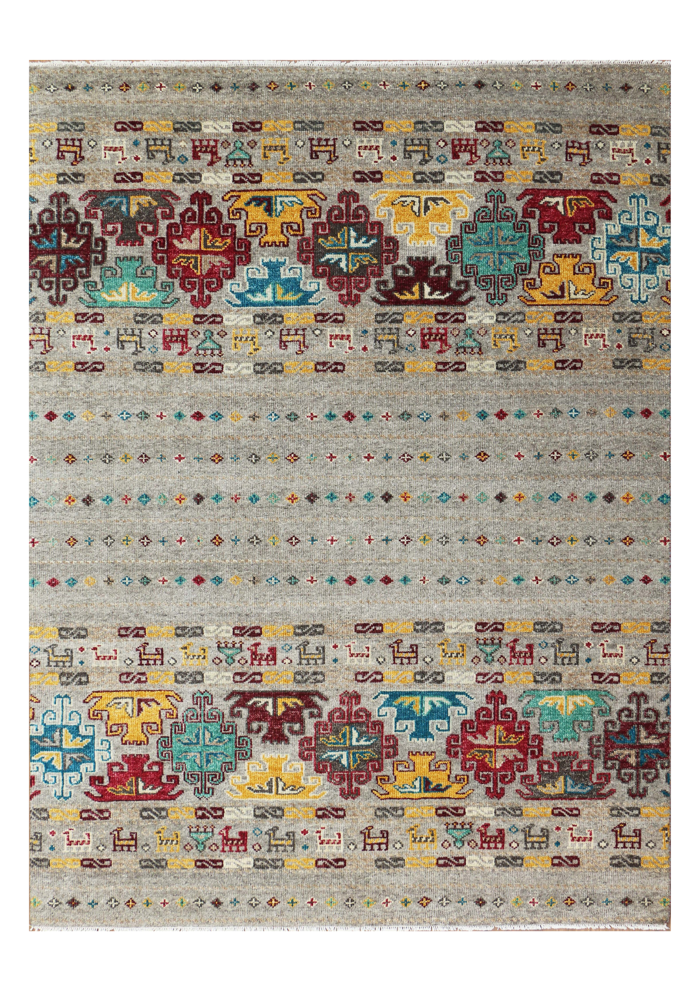 New Rug Woolen Hand-Knotted 4930 (9x12) 3-20