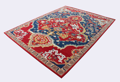 Sultanabad Heriz Multi Red