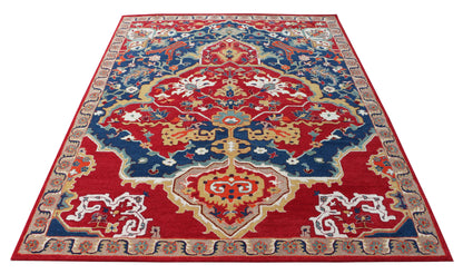 Sultanabad Heriz Multi Red