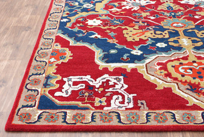 Sultanabad Heriz Multi Red