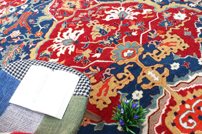 Sultanabad Heriz Multi Red