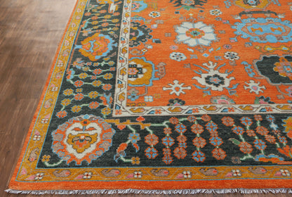 Knotted Area Rug Woolen 4926 (9x12) Tarkey