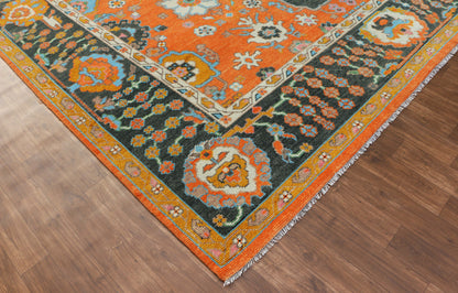 Knotted Area Rug Woolen 4926 (9x12) Tarkey