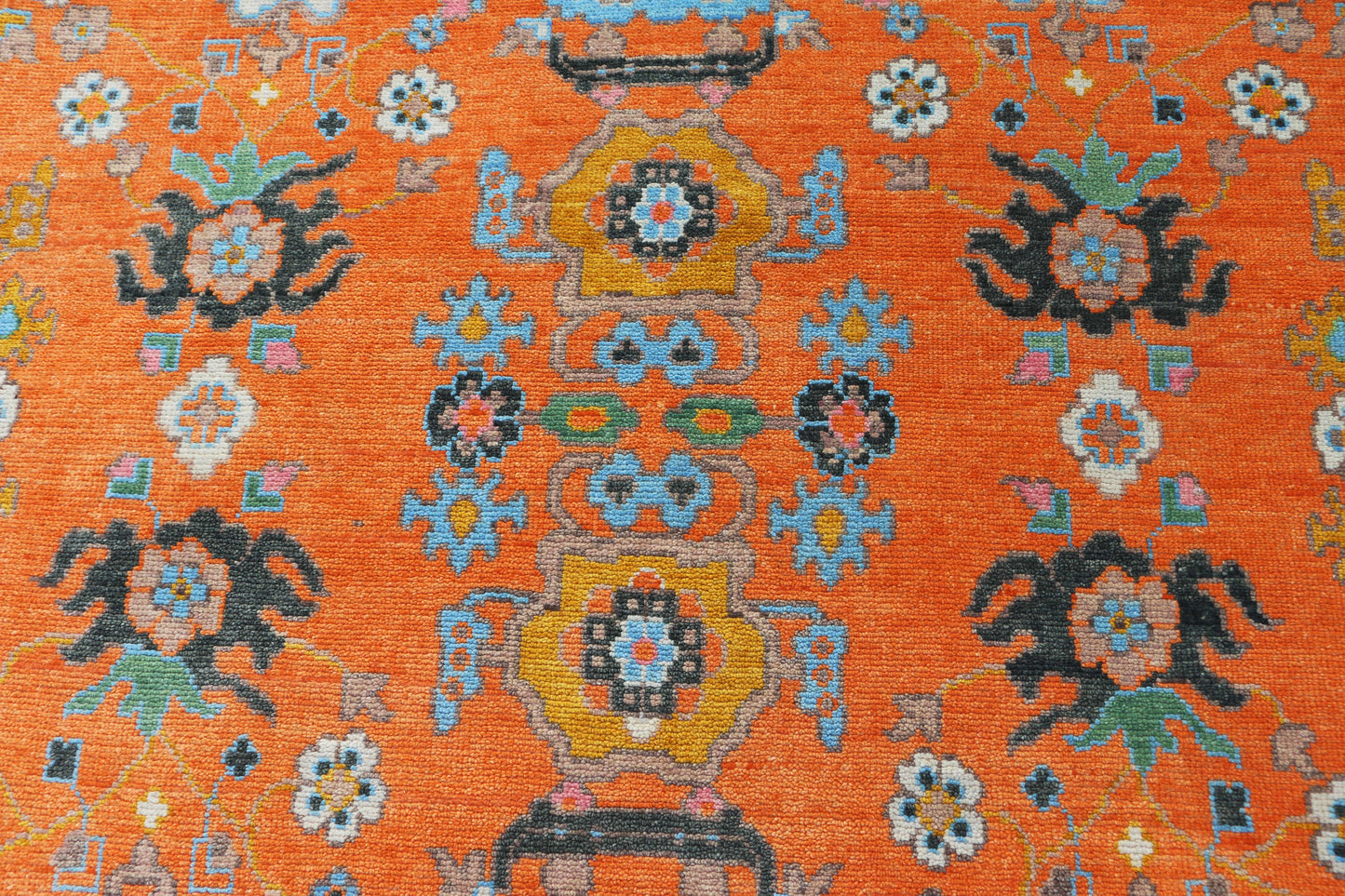 Knotted Area Rug Woolen 4926 (9x12) Tarkey