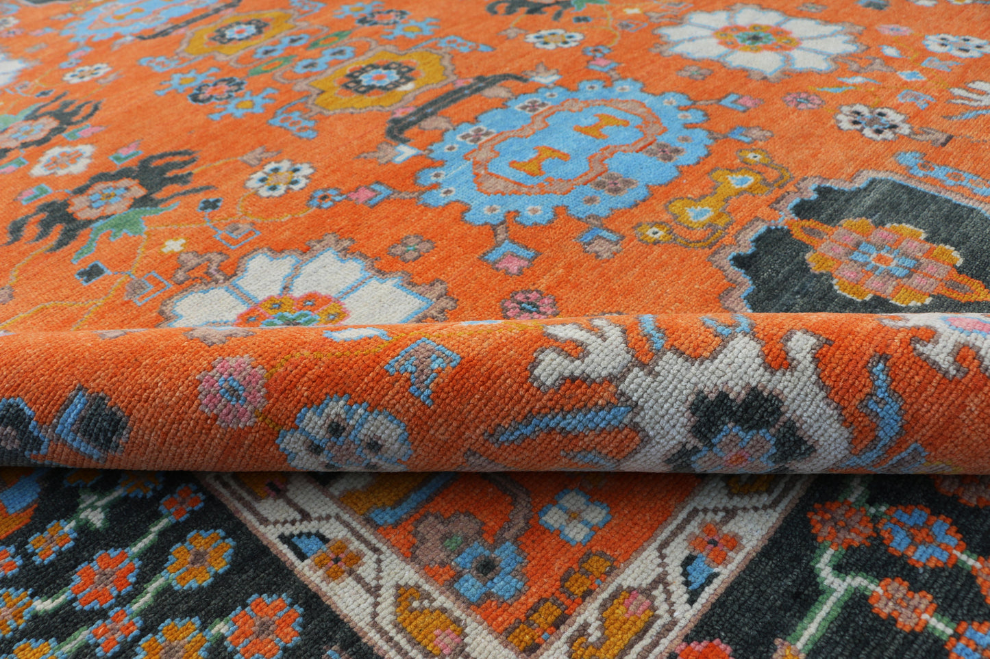 Knotted Area Rug Woolen 4926 (9x12) Tarkey