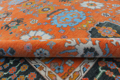 Knotted Area Rug Woolen 4926 (9x12) Tarkey