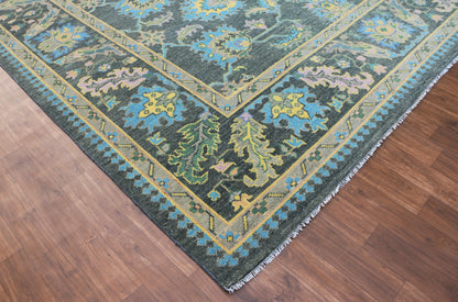 Hand-Knotted Area Rug Woolen 4928 (9x12) Tarkeys