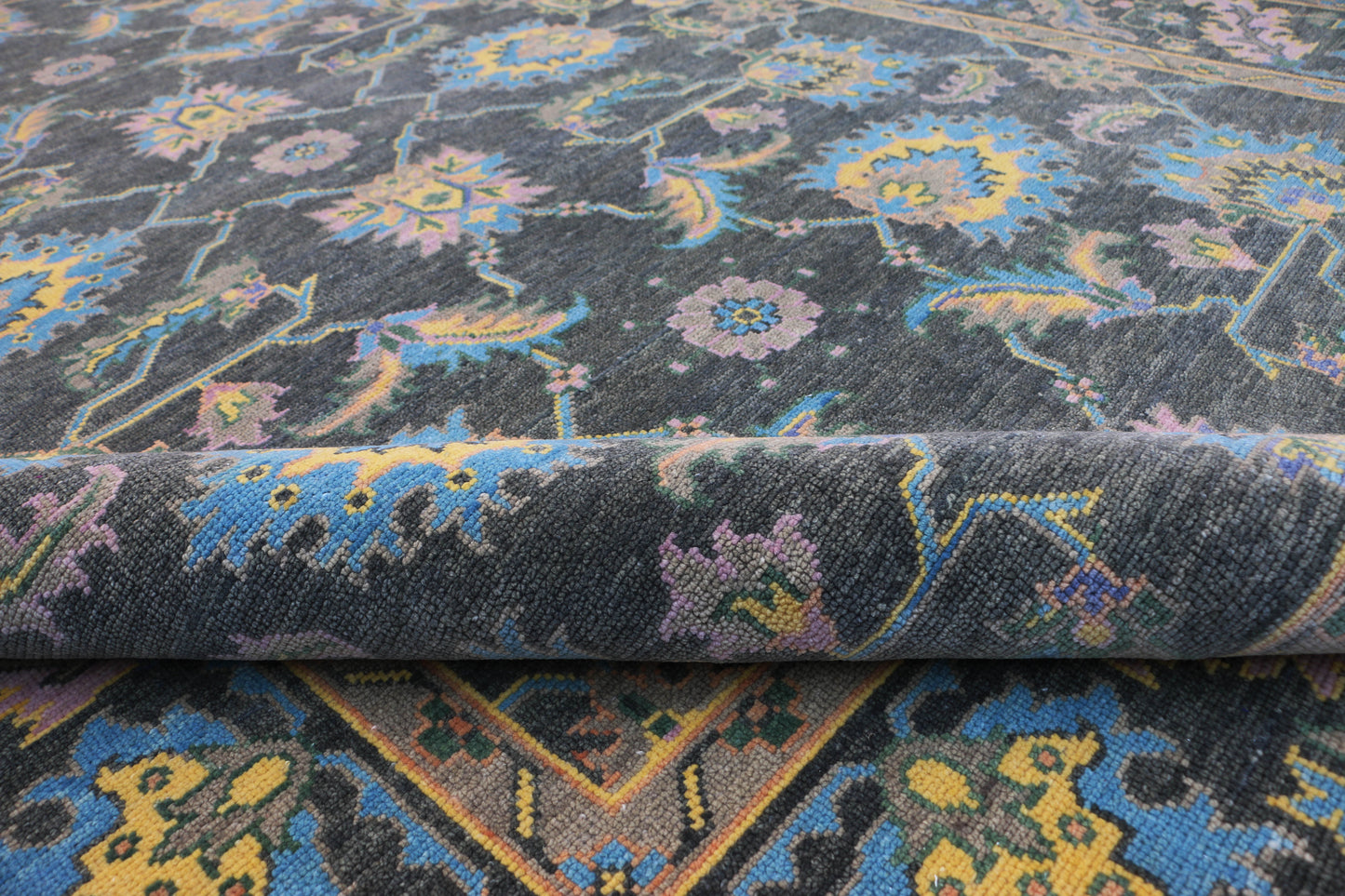 Hand-Knotted Area Rug Woolen 4928 (9x12) Tarkeys