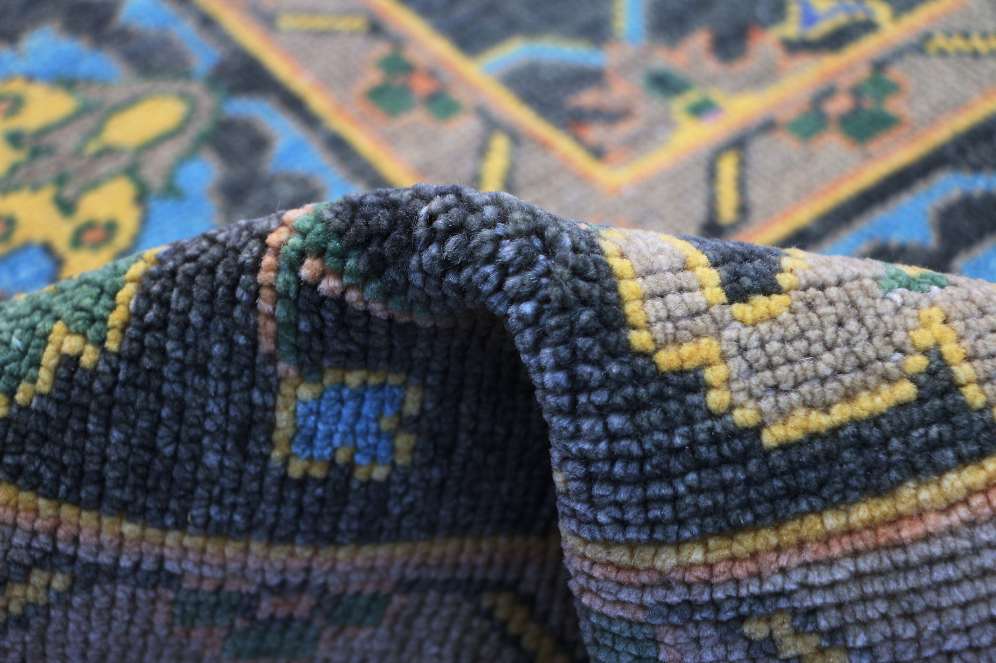 Hand-Knotted Area Rug Woolen 4928 (9x12) Tarkeys