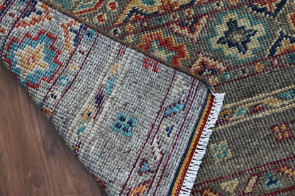 Hand-Knotted Area Rug Woolen 4931 (9x12) 3-20  Vintage