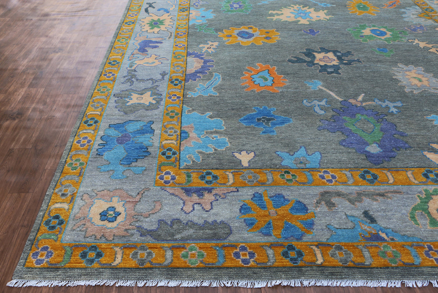 Hand-Knotted Woolen Area Rug 4929 (9x12)  4.5-22 Tarkeys