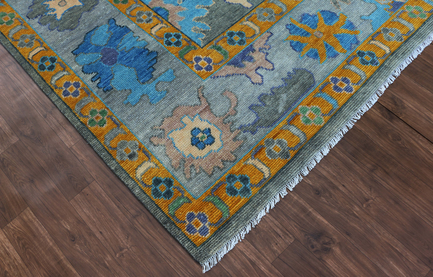 Hand-Knotted Woolen Area Rug 4929 (9x12)  4.5-22 Tarkeys