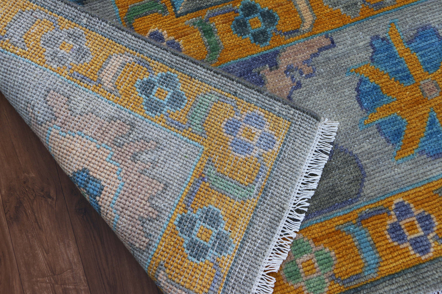 Hand-Knotted Woolen Area Rug 4929 (9x12)  4.5-22 Tarkeys