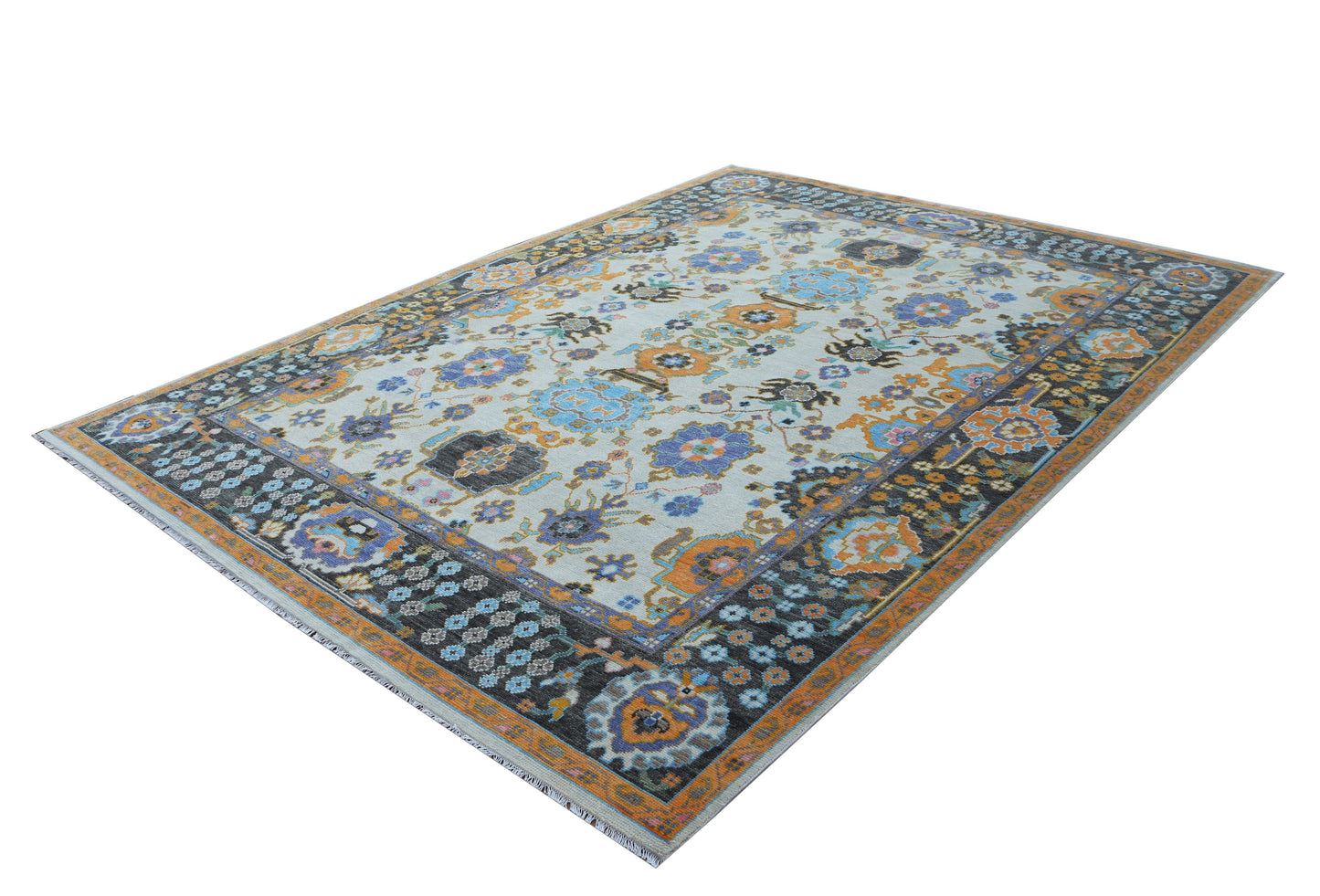 Knotted Area Rug Woolen 4925 (9x12) Tarkey