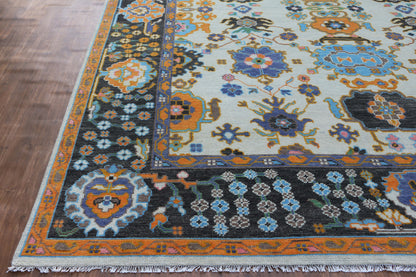 Knotted Area Rug Woolen 4925 (9x12) Tarkey