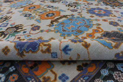 Knotted Area Rug Woolen 4925 (9x12) Tarkey