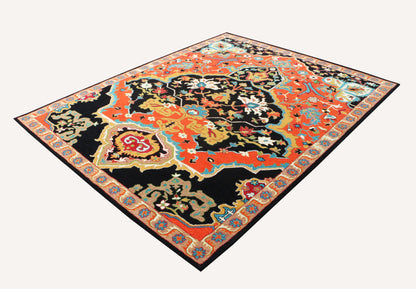 Sultanabad Heriz Multi Blue