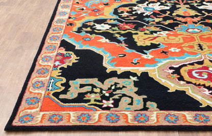 Sultanabad Heriz Multi Blue