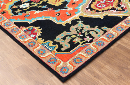 Sultanabad Heriz Multi Blue